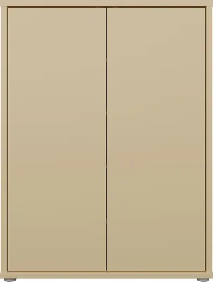 Produktbild von Schuhkommode >ALICE SPRINGS< in Buttergelb - 74,5x99,1x34,9cm (BxHxT)