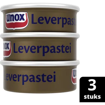 Produktbild von Unox Leberpastete 168g – Feine, cremige Leberpastete in praktischer Dose