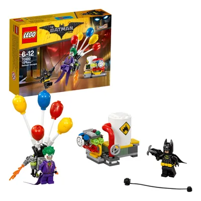 Zdjęcie produktu dla LEGO BATMAN MOVIE The Joker Balloon Escape, Zestaw do budowania, 6 lat(a), 124 szt.