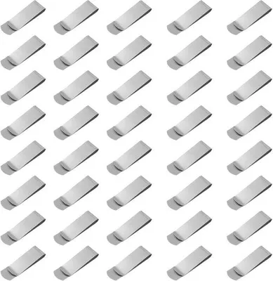Productafbeelding van Geldclip 40 stuks - RVS zilver - Multifunctioneel ontwerp - Ideaal voor mannen - ShopVlot
