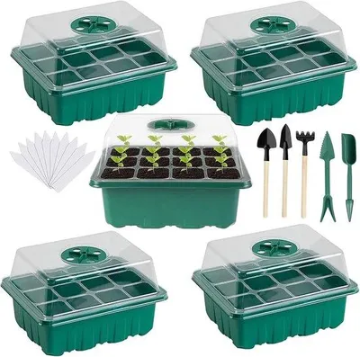 Produktbild von Famanu Kweekkas 5-teilig - Mini-Gewächshaus für Innenpflanzen