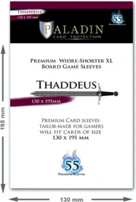 Immagine prodotto di Paladino Thaddeus – Sleeve Oversized 130x195 mm (Set 55 pezzi)