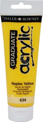 Obrázek produktu pro Daler-Rowney Graduate, 120 ml, Žlutá, Tuba, Voděodolný
