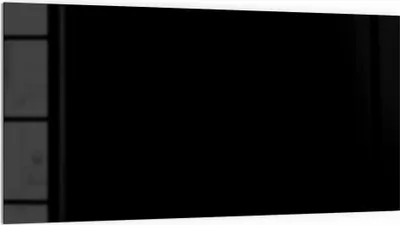 Produktbild von DEQORI Küchenrückwand Glas 100x50 cm 'Schwarz' Spritzschutz Bad Rückwand Küche