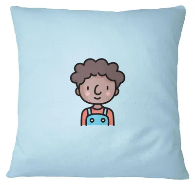 Dekorative Kissenhülle 60x60 cm, lichtblau, Polyester, Reißverschluss