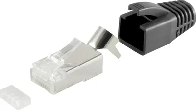 Zdjęcie produktu dla S/CONN 72067-10S, RJ-45, Czarny, Biały