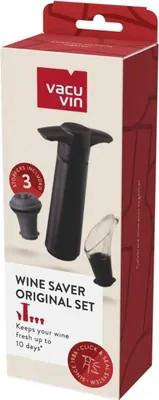 Image de Pompe à vin « Vakuum Wine Saver », lot de 5