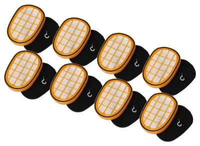 Produktbild von vhbw 16-tlg. Filter-Set kompatibel mit Philips SpeedPro Max FC6823/01, FC6822/01, FC6823 Staubsauger - 8x Vormotor-Filter, 8x Motorschutz-Filter