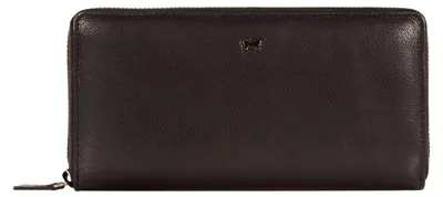 Immagine prodotto di Portafoglio - in vera pelle - 19 cm - nero
