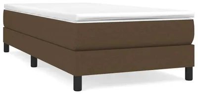 Immagine prodotto di vidaXL Struttura letto Boxspring marrone scuro 100x200 cm in tessuto