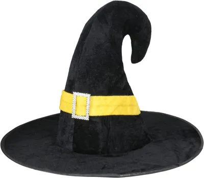 Produktbild von Damen Hexenhut Kostüm Halloween Schwarz Einheitsgröße