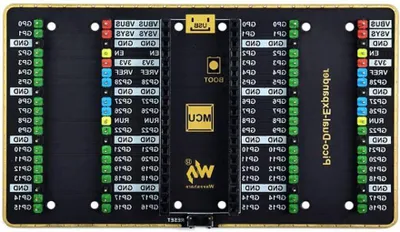 Productafbeelding van GPIO Expander Pico - Uitbreidingsmodule Pico - Projecten Uitbreiden - Dubbele Header Sets - 2x20 Pin - Goud