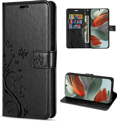 Produktbild von Hülle für Google Pixel 9 / 9 Pro Handy Tasche Handyhülle Schutzhülle Klapphülle Schwarz