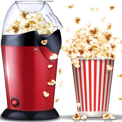 Produktbild von Fettfreie Popcornmaschine mit 900 Watt Leistung