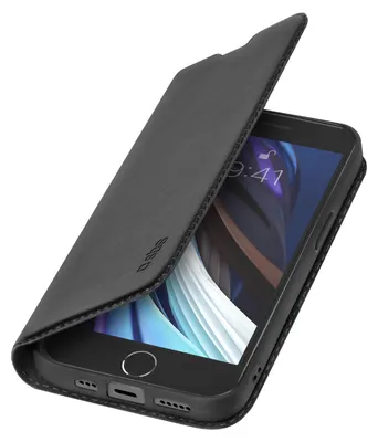 Produktbild von SBS Book Wallet Lite iPhone SE 2022/2020/8/7 schwarz