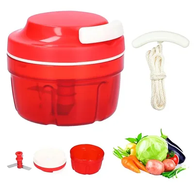 Produktbild von Zwiebelschneider mit Zugschnur, manueller Multifunktionsschneider, Küchenutensil mit Ersatzzugschnur