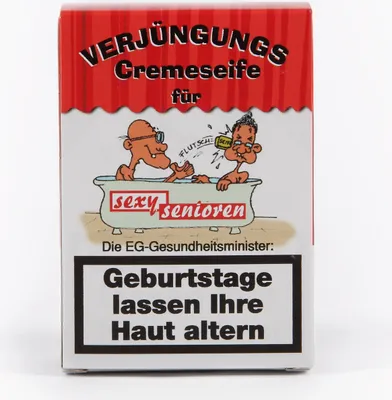 Produktbild von Lustige Seife als Geburtstagsgeschenk - Scherzartikel Verjüngungsseife