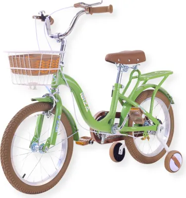 Produktbild von Buxibo - Kinderfahrrad für Mädchen - Ibiza - 16 Zoll - Grün