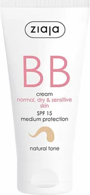 Produktbild von Ziaja Bb Cream Pieles Normales, Secas y Sensibles Spf15 Natural 50ml