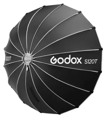 Immagine prodotto di Godox Softbox Parabolico Compatto apertura rapida 120cm Bowens Mount S120T