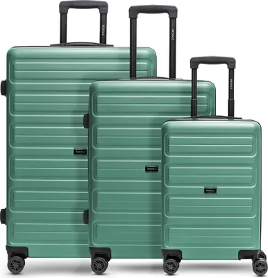 Image de REDOLZ trolley Essentials 08 Trolley-Set 3 pièces Green-Blue 2 turquoise 56cm