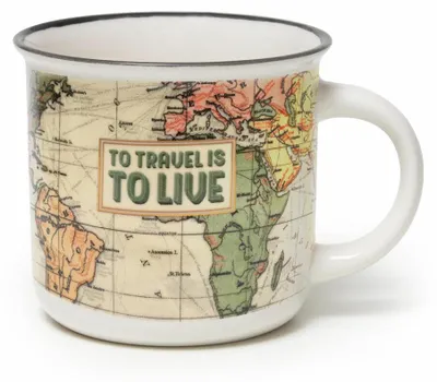 Produktbild von Legami Cup-Puccino Mug Travel, Kaffeetasse, Tasse, Becher, New Bone China, 350 ml, CUP0046