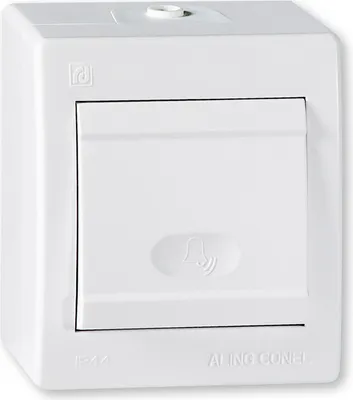 Produktbild von Klingeltaster IP 44 Weiß