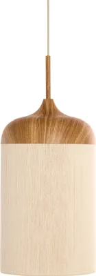 Immagine prodotto di Light & Living - lampada a sospensione - Dania - beige naturale - cotone metallo - Ø 22cm - E27 - 2985543