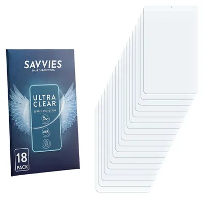 Produktbild von 18x Für Headwolf FPad 6 Schutzfolie Savvies Displayschutz Display Schutz Folie Klar Transparent