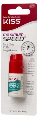 Image de Kiss My Face - Maximum Speed Nail Glue - Quick-drying nail glue 3.0g