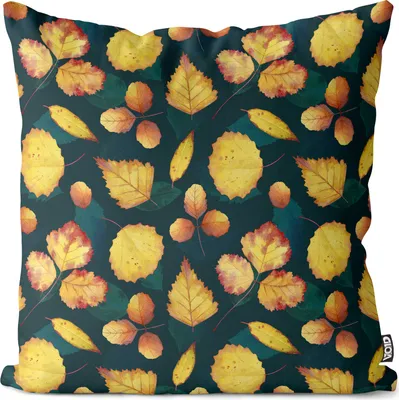Produktbild von VOID Laub Herbstblätter Winter Kissenbezug Kissenhülle sofa couch wohnzimmer dekoration wasserfest Outdoor Garten Kissen bezug deko
