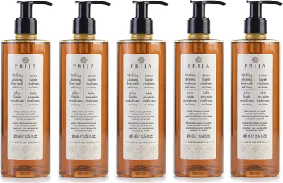 Produktbild von PRIJA Flüssigseife mit Ginsengextrakt, Pumpe 5x380ml