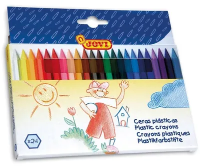 Obrázok produktu pre Jovi Hexagonal Wax Crayons Voskovky 24 ks