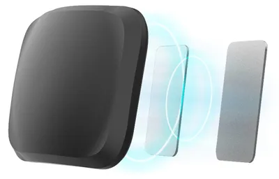 Produktbild von Hurtel Magnetische Hülle für AirTag - Schwarz