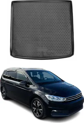 Image de OMAC Tapis de coffre pour Volkswagen Touran 2015-2024 sur mesure en caoutchouc