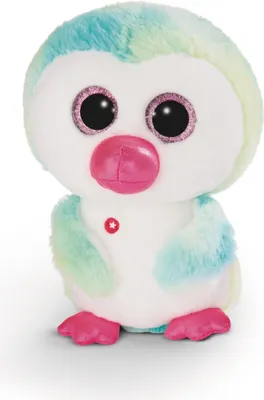 Produktbild von Pinguin Yoniko Glubschi weiss-mint 25 cm