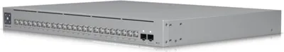 Produktbild von Ubiquiti Switch UniFi 16xRJ45 GBit/8xRJ45 2.5G/2xSFP+ Managed PoE+ 400W Max 19" Rack-Mountable, 1,3" Touchscreen