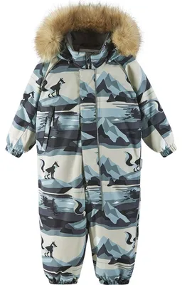 Immagine prodotto di Tuta da neve Reima per bambini e neonati, modello Reimatec, invernale, colore beige Lappi, taglia 86 cm