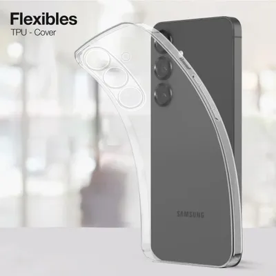 Produktbild von Handyhülle für Samsung Galaxy S25 FE Hülle Transparent Flexibel Elastisch Case Cover Backcover Schutzhülle