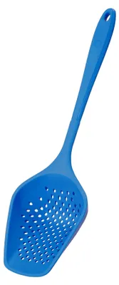Produktbild von Kochblume Seihschaufel blau Silikon, Edelstahl 22051.08