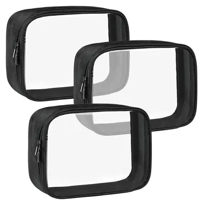 Productafbeelding van TSA-goedgekeurde, transparante toilettas - Een praktische organizer voor reizen