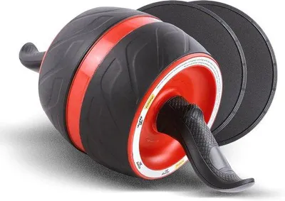 Productafbeelding van Buiktrainer voor Thuis - Effectieve Buikspiertrainer met Antislip Handgrepen en Glijpads