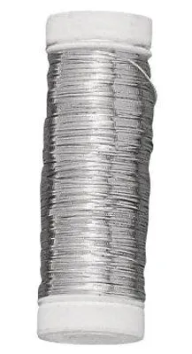 Silberdraht mit Kupferkern, 0,40 mm, 100 m auf Spule