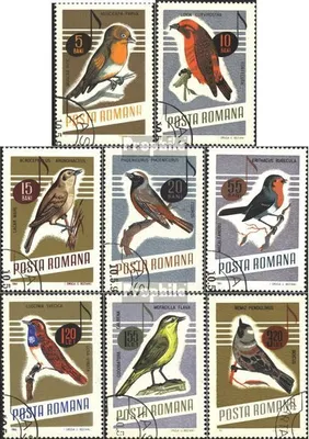 Produktbild von Briefmarken Rumänien 1966 Mi 2500-2507 (kompl.Ausg.) postfrisch Singvögel