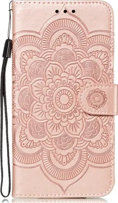 Produktbild von Mobigear Mandala iPhone 11 Hülle Klapphülle Geldbörse - Roségold