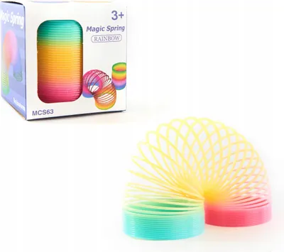 Produktbild von Bunte Magische Spirale 6,5cm Treppenläufer Antistress Spielzeug Kinder Mitgebsel Party