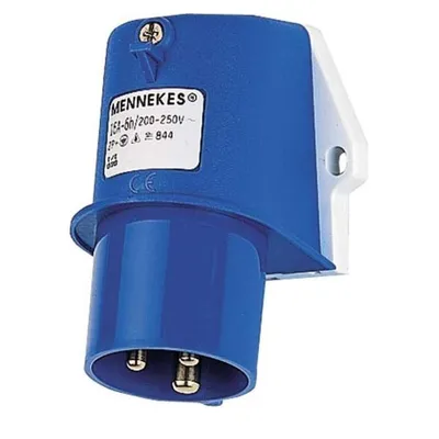 Obrázek produktu pro MENNEKES 844, Přímý, 230 V, Modrá, IP44, 1 kusů