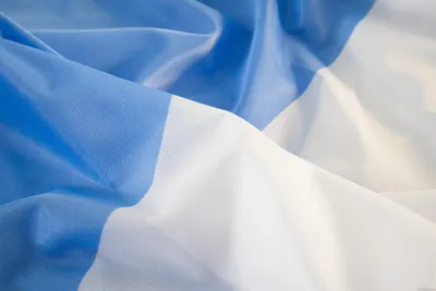 Produktbild von Weißer und blauer Kirchenflaggenstoff