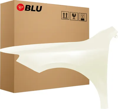 Produktbild von BLU Kotflügel Passend für Skoda Superb II 3T LIFT LB9A Links Weiss CandyWeiss | 2013-2015 | Vorderseite Vorne | Lackiert | Einbaufertig