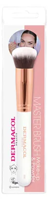 Immagine prodotto di Pennello per trucco e cipria con astuccio Rose Gold D52